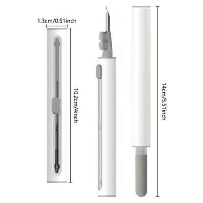 Adjustable Earphones Cleaner Kit for Airpods 3 2 1 Wireless Headphones Case Cleaning Pen Brush Bluetooth Earphones Cleaning Tool