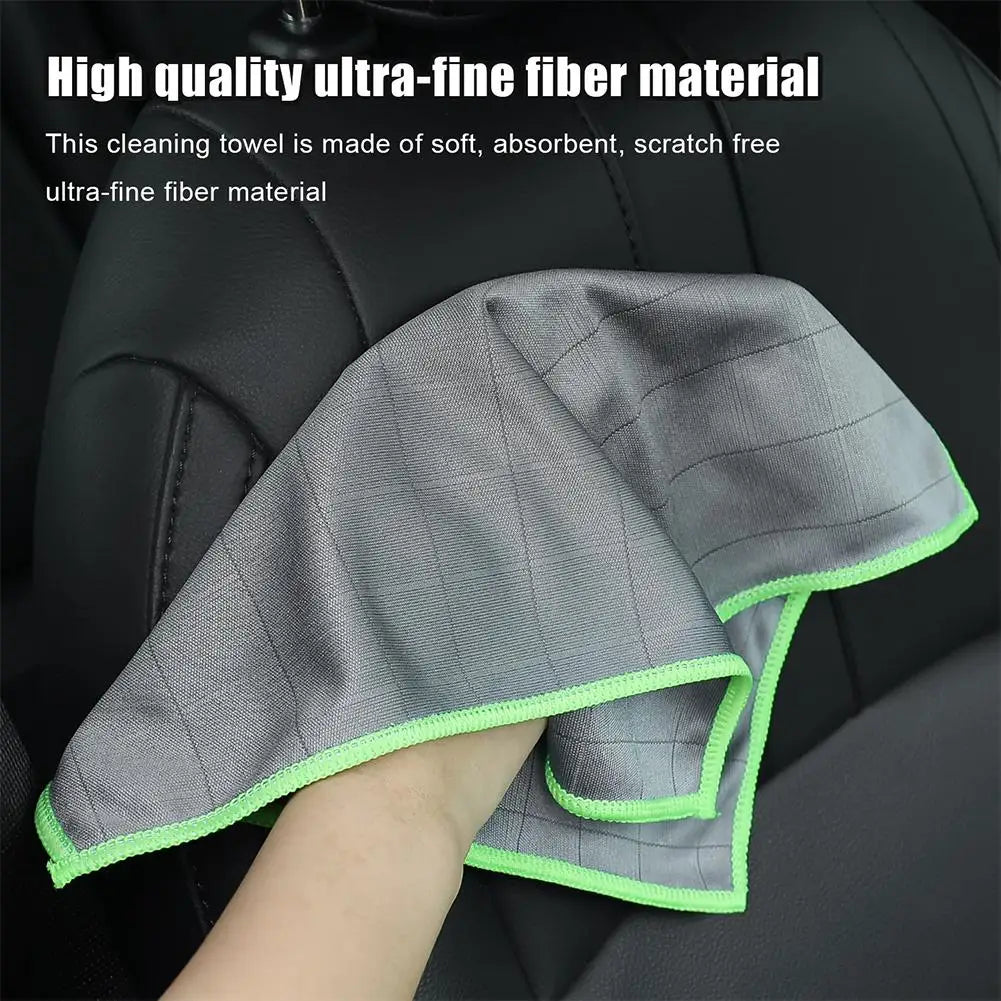 Multifunctional Car Cleaning Towel Lint Free Microfiber Carbon Fiber Cleaning Cloth Reusable Glass Cleaning Cloth For Kitchen