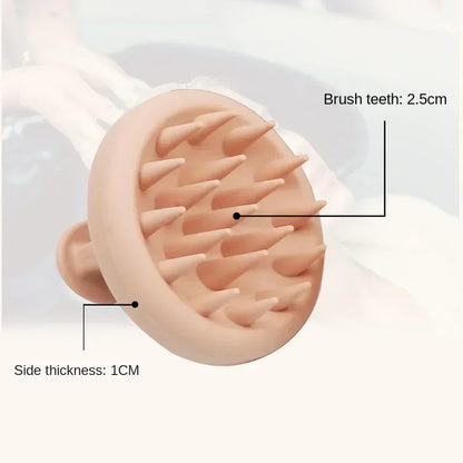 1PC Silicone Head Body Scalp Massage Brush Comb Spa Head Massage Tools Wet and Dry Use