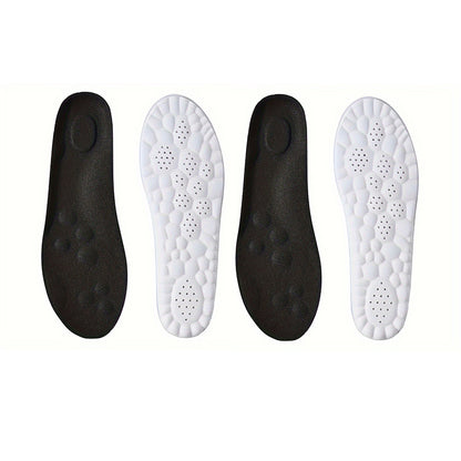 1Pair/2Pairs/4Pairs High Elasticity Latex Sport Insoles Soft Shoe Pads Arch Support Orthotic Insoles Breathable Deodorant Insole