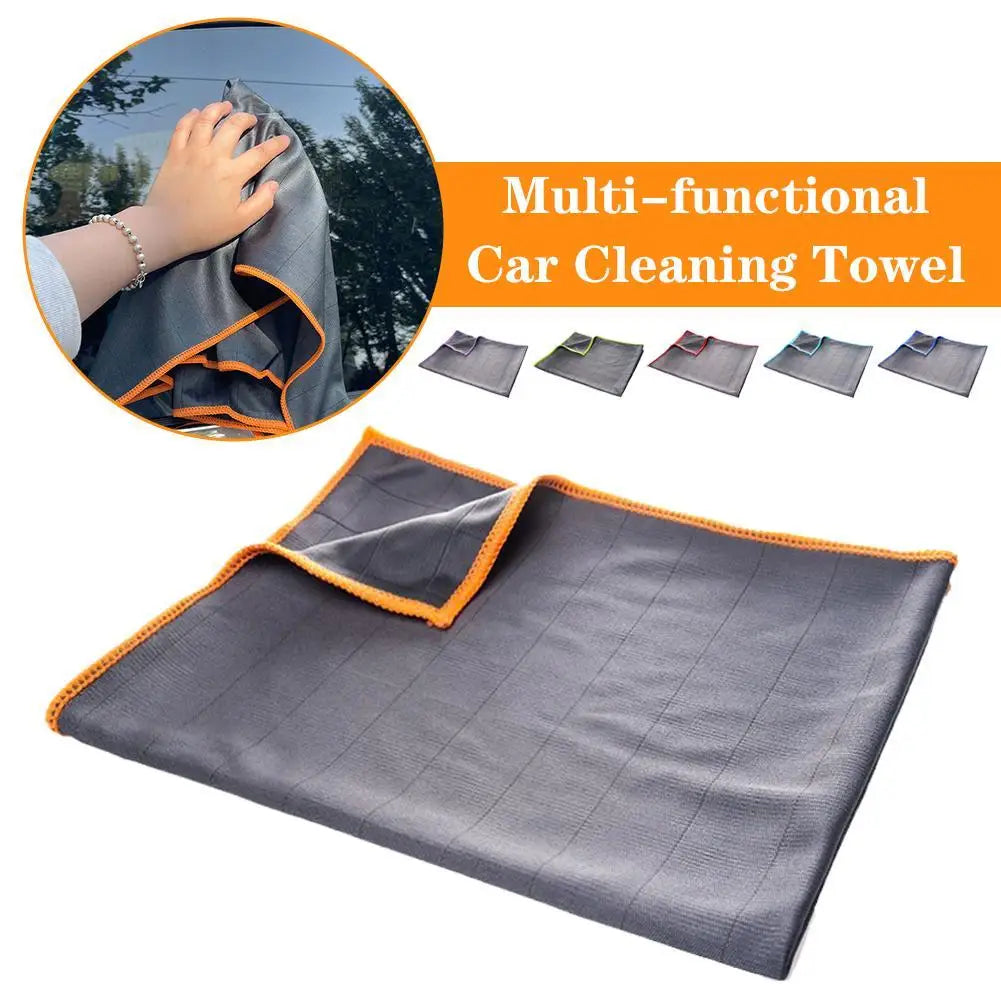 Multifunctional Car Cleaning Towel Lint Free Microfiber Carbon Fiber Cleaning Cloth Reusable Glass Cleaning Cloth For Kitchen