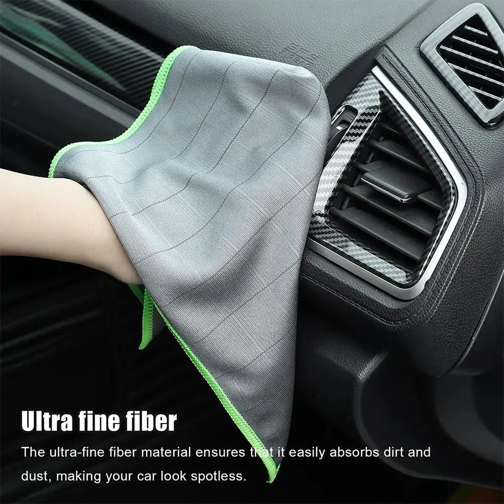 Multifunctional Car Cleaning Towel Lint Free Microfiber Carbon Fiber Cleaning Cloth Reusable Glass Cleaning Cloth For Kitchen