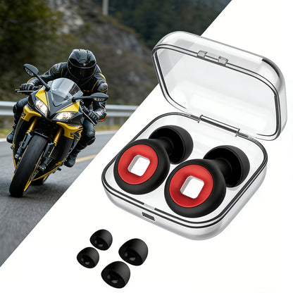 1-6 Pairs Motorcycle Noise Reduction Earplugs Soft Soundproof Anti-noise Mute Ear Plugs For Riding Sleeping Motorcycle Accessori