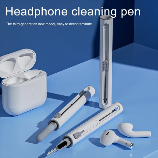 Adjustable Earphones Cleaner Kit for Airpods 3 2 1 Wireless Headphones Case Cleaning Pen Brush Bluetooth Earphones Cleaning Tool