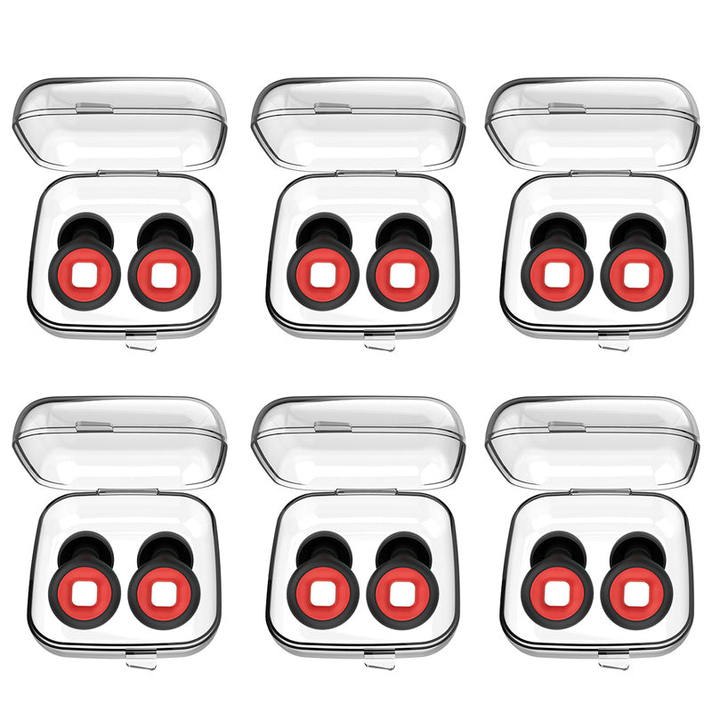 1-6 Pairs Motorcycle Noise Reduction Earplugs Soft Soundproof Anti-noise Mute Ear Plugs For Riding Sleeping Motorcycle Accessori