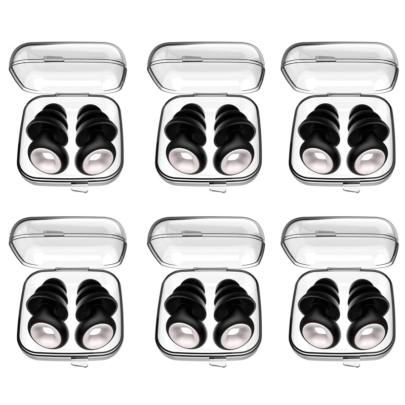 1-6 Pairs Motorcycle Noise Reduction Earplugs Soft Soundproof Anti-noise Mute Ear Plugs For Riding Sleeping Motorcycle Accessori