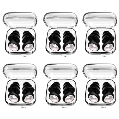 1-6 Pairs Motorcycle Noise Reduction Earplugs Soft Soundproof Anti-noise Mute Ear Plugs For Riding Sleeping Motorcycle Accessori