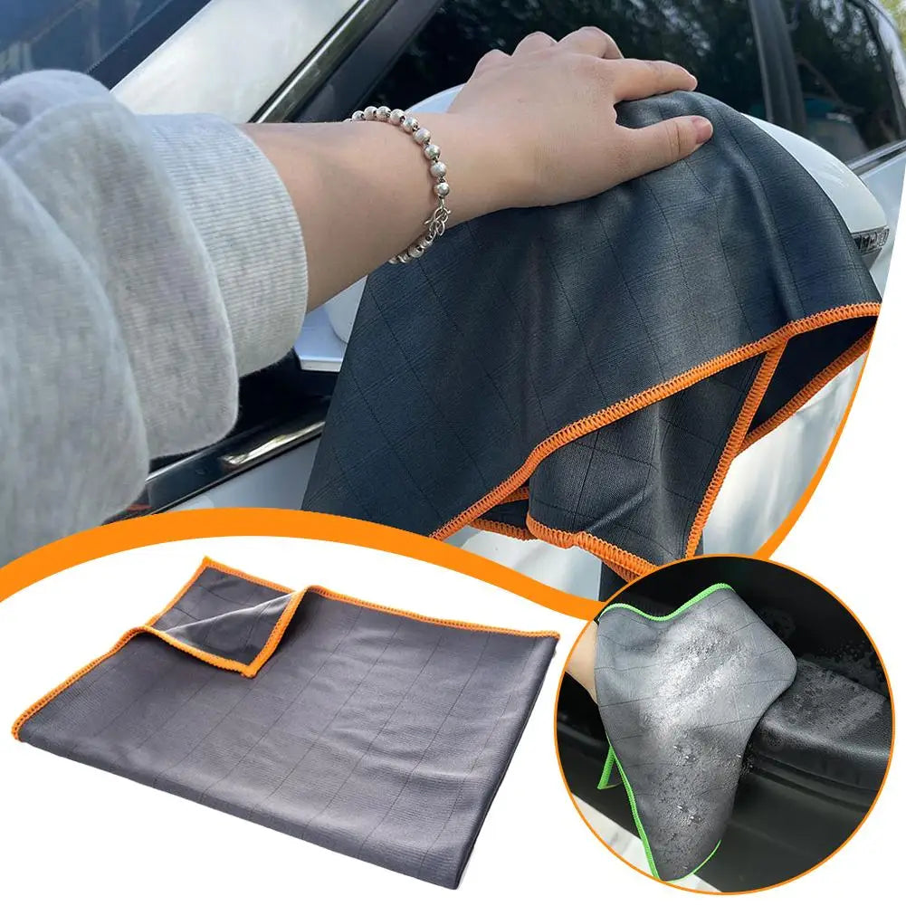 Multifunctional Car Cleaning Towel Lint Free Microfiber Carbon Fiber Cleaning Cloth Reusable Glass Cleaning Cloth For Kitchen